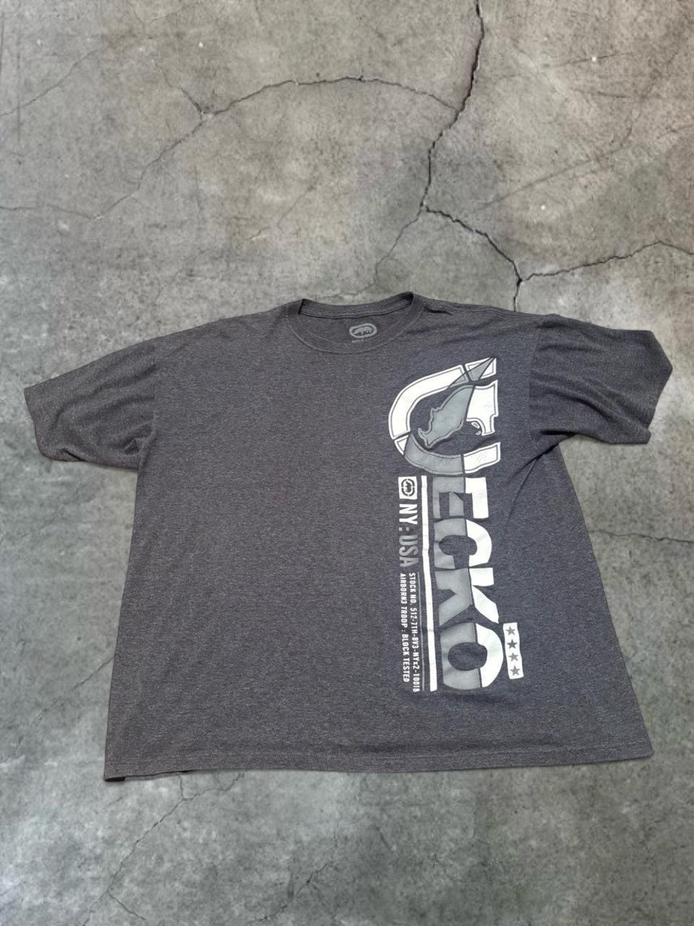 Ecko Unltd Rhino Logo Graphic T-Shirt Gray XXL